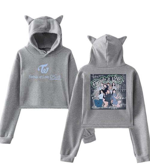 Twice Formula of Love Cropped Hoodie #2