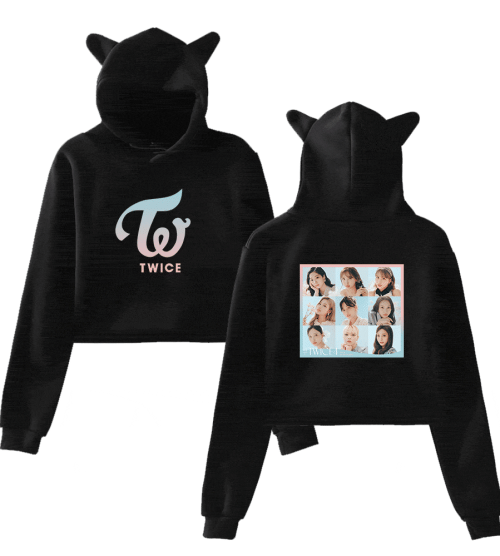 Twice4 Cropped Hoodie #1