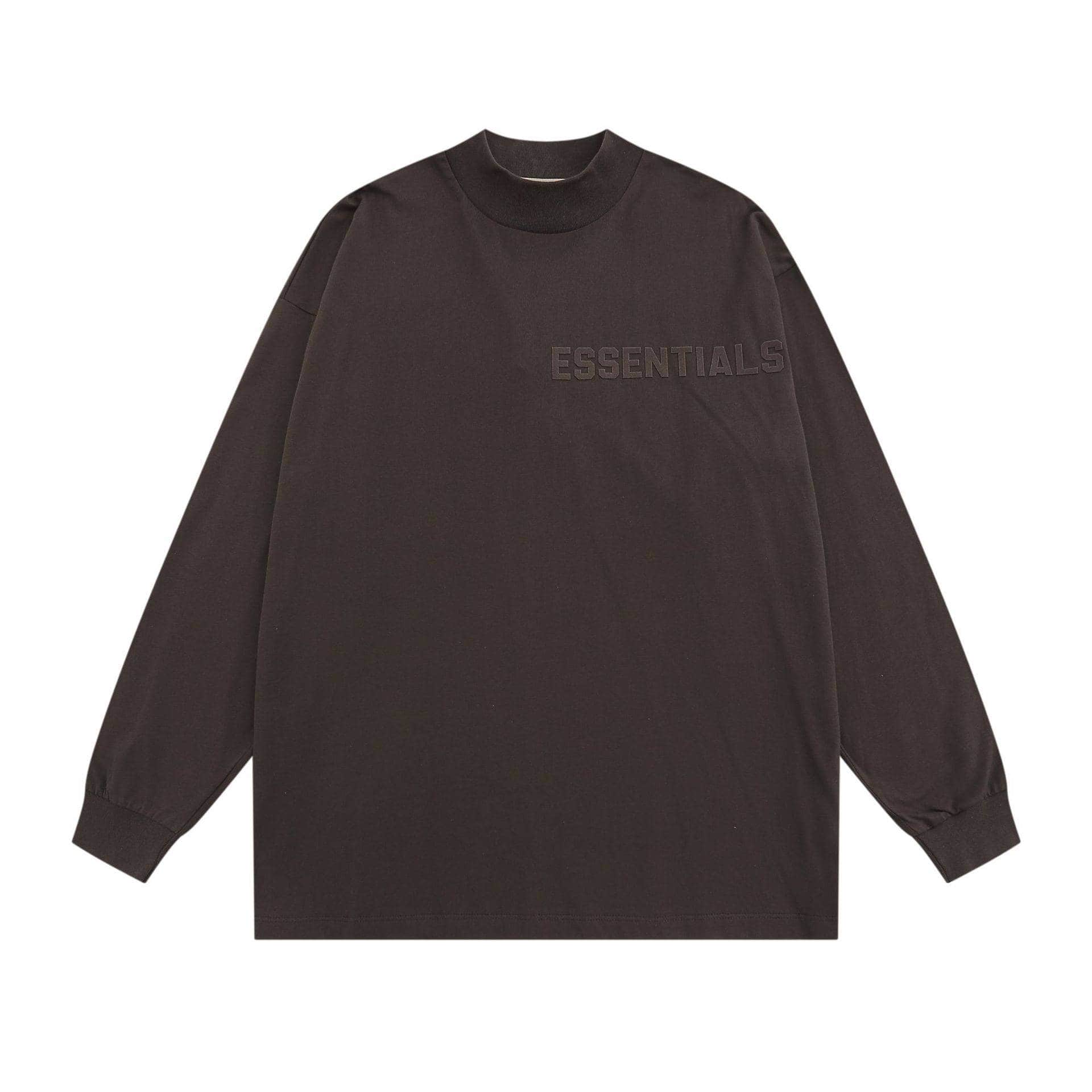 Hoodie with "ESSENTIALS" branding, perfect for casual K-pop merchandise fans.