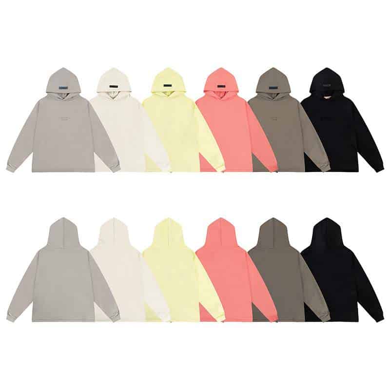 Grey, white, yellow, pink, brown, black hoodies with "twice kpop merch" text.