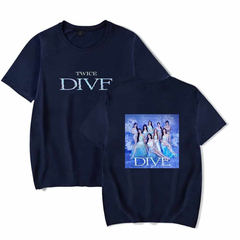 Twice kpop merch, twice kpop merchandise, inspired by the group's album "DIVE".