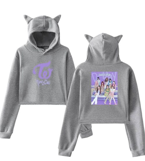 Twice This Is For Cropped Hoodie #3