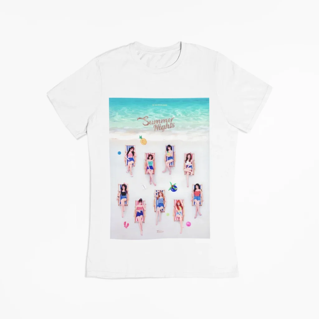 twice summer nights t-shirt