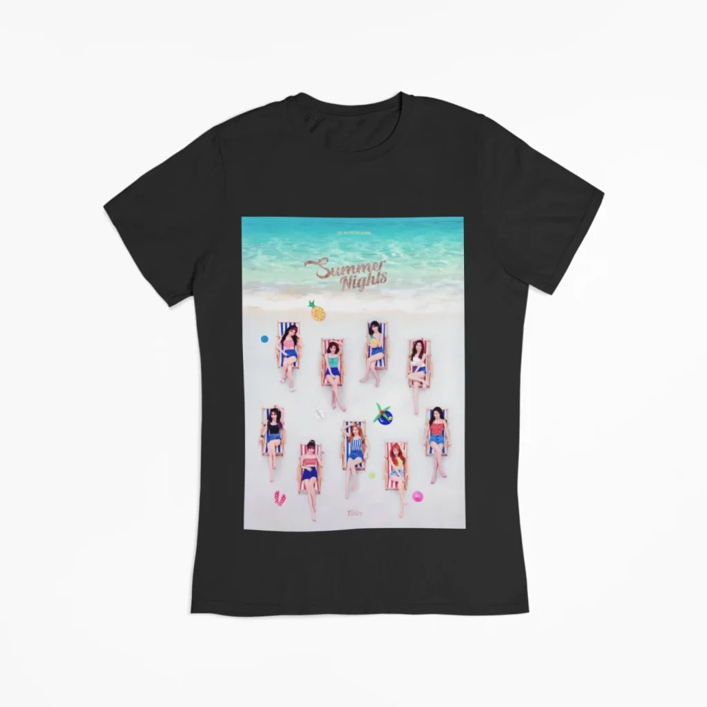 twice summer nights t-shirt